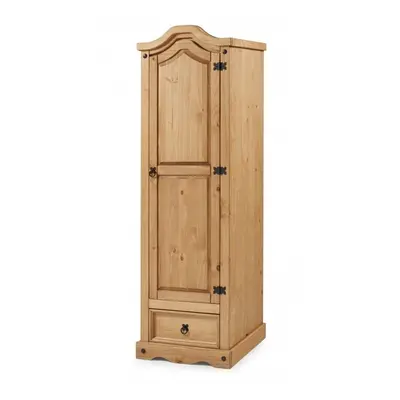 Corona Door Drawer Arch Top Wardrobe Solid Pine Bedroom Furniture