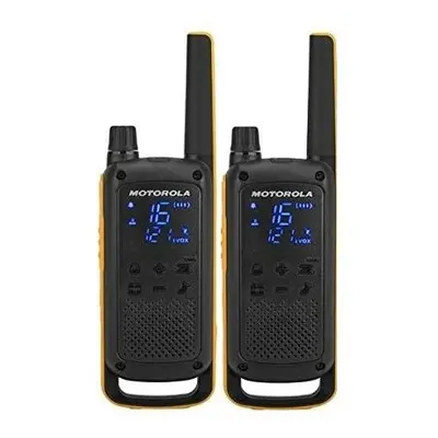 Motorola Talkabout T82 Extreme PMR446 2-Way Walkie Talkie Radio Twin Pack - Yellow / Black