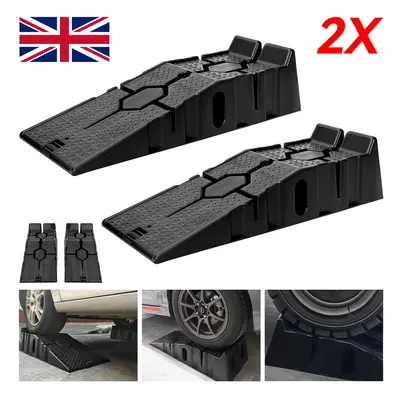 Duty Ton Low Rise Car & Van Ramps Plastic Strong & Heavy Duty Pair