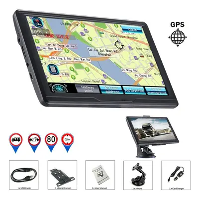 7 inch GPS Sat Lifetime Nav UK EU Map Navigation System