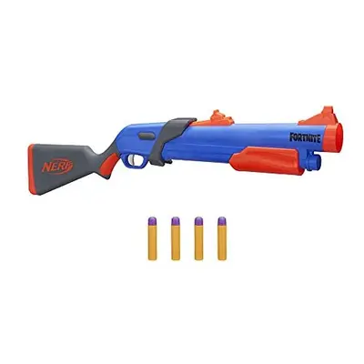 Nerf Fortnite Pump SG Blaster - Pump Action Mega Dart Blasting - Breech Load - Official Nerf Meg