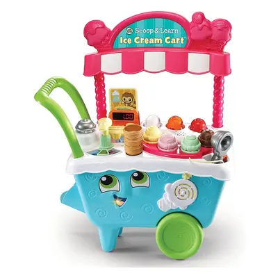 VTech LeapFrog Scoop & Learn Pretend Toddler Toy for Role Play Food and Magic Ice Cream Scooper 