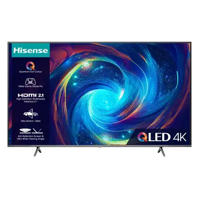 Hisense 75E7KQTUK-PRO 75" QLED 4K Ultra HD Smart TV - Black