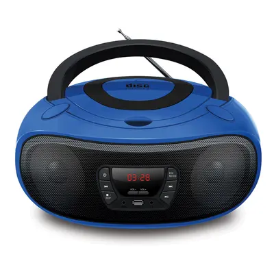 Grouptronics GTCD-501 Blue CD Player With Radio, USB, MP3 & AUX IN