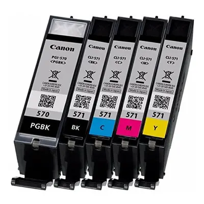 Canon Ink Cartridge - Cyan/Magenta/Yellow/Black/Pigmented Black (Multi-Pack)