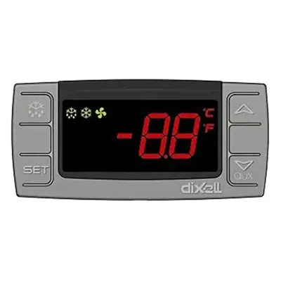 Dixell XR02CX-5R0C1 Digital Thermostat Controller with Off Cycle Defrost 230V/50-60Hz Programmab