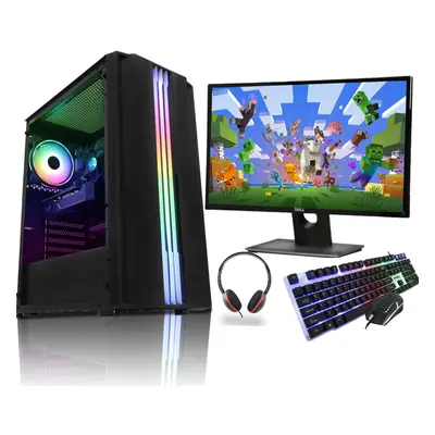 Core i5 Gaming PC Bundle 8GB RAM 500GB HDD 120GB SSD GT Windows Wi-Fi