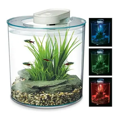 Marina Aquarium with Remote Control LED Lighting, Multi-colour, Litre