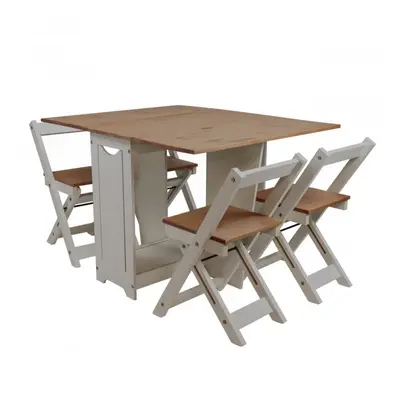 Corona Grey Wax Butterfly Dining Set