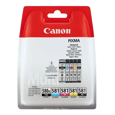 Canon 2078C005 Ink Cartridge - Black (Pack of 5)