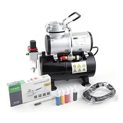 Fengda Airbrush Kit with Compressor Set FD-186K with compressor FD-186, Airbrush BD-130 and acce