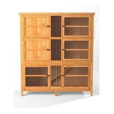 4ft Chartwell Rabbit & Guinea Pig Hutches (Triple)