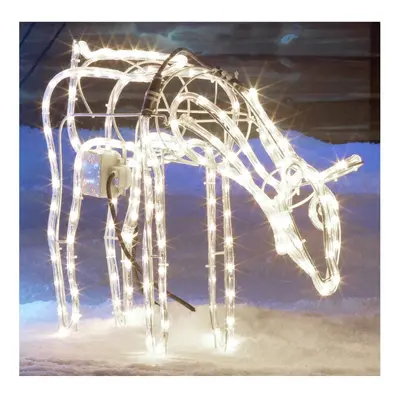 Collection Bright White LED Animated Grazing Reindeer