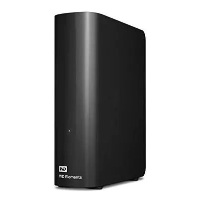 WD TB Elements Desktop External Hard Drive - USB 3.0, Black