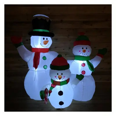 1.5m Inflatable Snowman Family Christmas Decoration