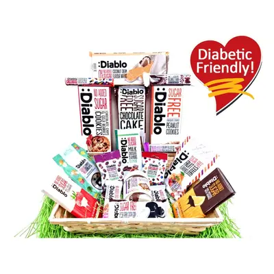 Diabetic Sugar Free Hamper Gift Birthday Fathers Mothers Day Christmas