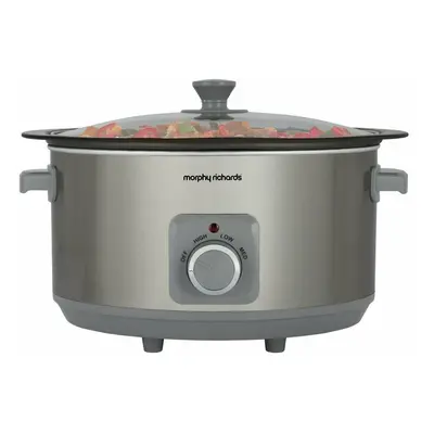 Morphy Richards Sear And Stew Slow Cooker 6.5 Litres Watt Aluminium