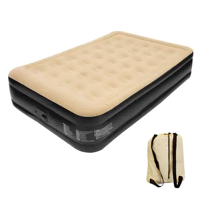 Inflatable High Raised Queen Sized Air Bed Mattress Built in Pump Guest Bed