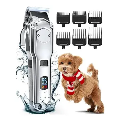 oneisall Dog Clippers for Grooming for Thick Heavy Coats/Low Noise Rechargeable Cordless Pet Sha