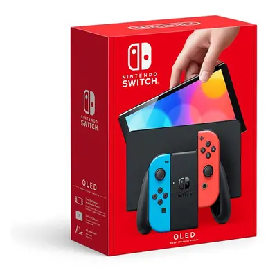 Nintendo Switch OLED Console (64GB, Neon)