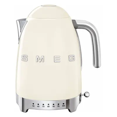 Smeg 50's Retro KLF04CRUK Kettle with Temperature Selector - Cream