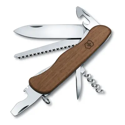 Victorinox FORESTER Swiss army knife with lock blade - walnut wood handle