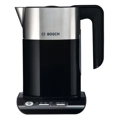 Bosch Styline TWK8633GB Kettle with Temperature Selector - Black / Stainless Steel