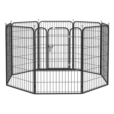 PawHut Panels Heavy Duty Puppy Play Pen for Large, Medium Dogs 100Hcm