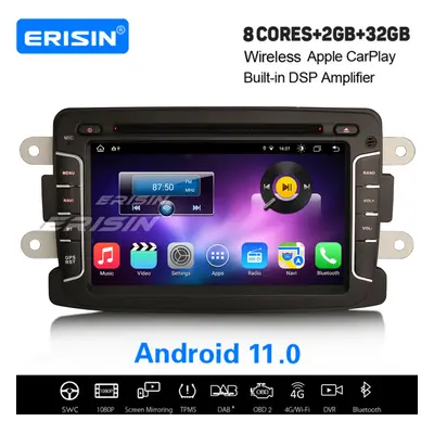 8-Core Android Car Stereo DAB+ Satnav Renault Dacia Duster Sandero Logan Dokker Captur CarPlay 3