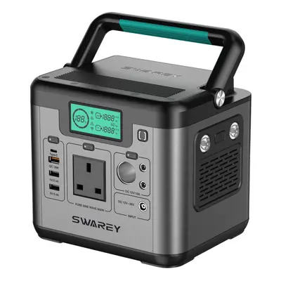 SWAREY Portable Power Station S500 518Wh 230V/500W Pure Sine Wave AC Outlet Portable Power Gener