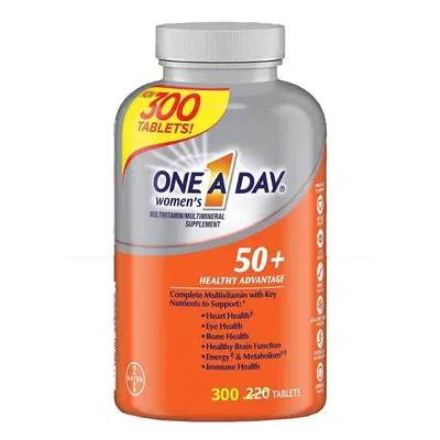 One A Day Women's 50+ Multivitamin/Multimineral Supplement Tablets