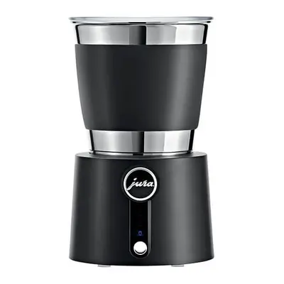 Jura Automatic Hot and Cold Milk Frother, Stainless Steel, W, Black/Chrome