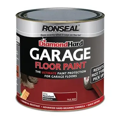 Ronseal Diamond Hard Garage Floor Paint Steel Blue Litre