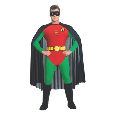 Rubie's Official DC Comics Robin Classic Mens Costume, Adult Superhero Fancy Dress