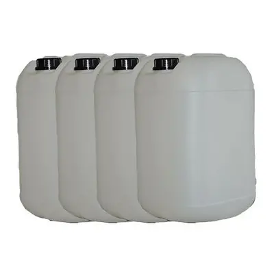 4 x Litre Plastic Jerry Can with T/E Cap for Water Storage, Camping & Caravanning