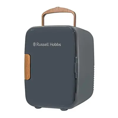 Russell Hobbs RH4CLR1001SCG 4L/6 Can Mini Portable Cooler & Warmer for Drinks, Cosmetics/Makeup/