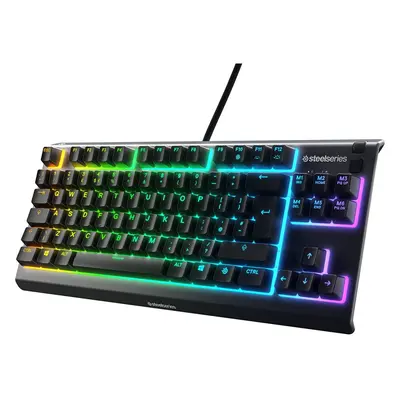 SteelSeries Apex TKL - RGB Gaming Keyboard - Tenkeyless Compact Esports Form Factor - 8-Zone RGB