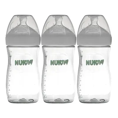 NUK, Simply Natural, Bottles, White, 1+ Months, Medium, Pack