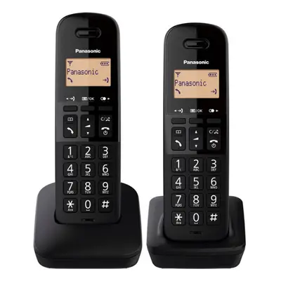 Panasonic KX-TGB612EB Twin Digital Cordless Telephone with Call Block