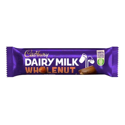 Cadbury Dairy Milk Whole Nut Chocolate Bar 45g ( pack of )