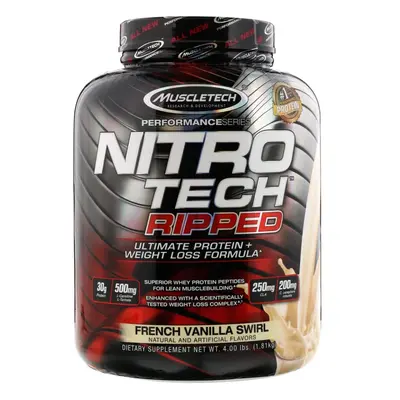 MuscleTech Nitro-Tech Ripped French Vanilla Swirl - 1810g