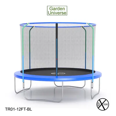 Trampoline 12ft with Safety Net and Ladder Garden Universe NEW Model UKCA