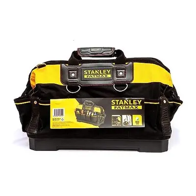 STANLEY FATMAX Technician Tool Bag, Heavy Duty Denier and Leather, Multifunctional Tool Storage 