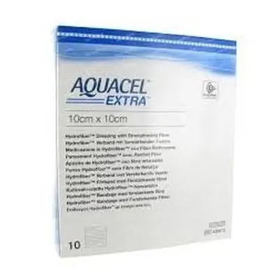 Aquacel EXTRA dressings 10cm x 10cm (x10)