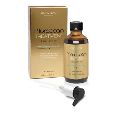 Simon & Tom Moroccan Treatment Hair Serum with Premium Grade Organic Argan Oil. Nourishes, Prote