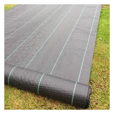 2m x 50m 100g Weed Control Ground Cover Membrane Fabric Heavy Duty