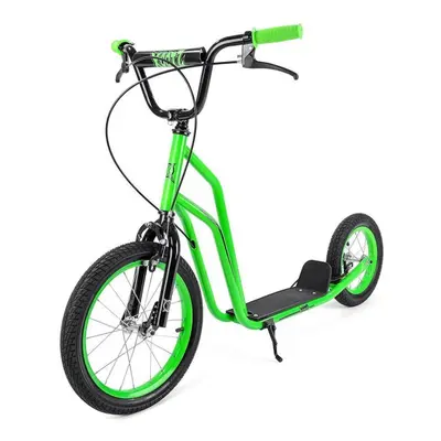 Xootz Kids BMX Stunt Scooter with Caliper Brakes Green Steel WB-TY5891