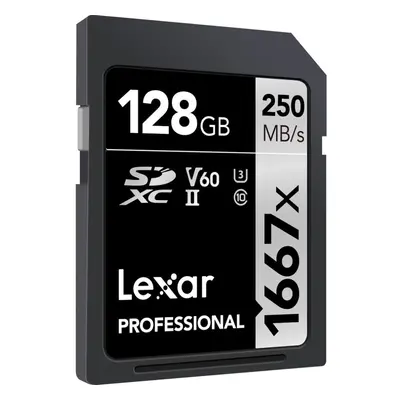 Lexar 128GB Professional 1667x UHS-II SDXC Memory Card