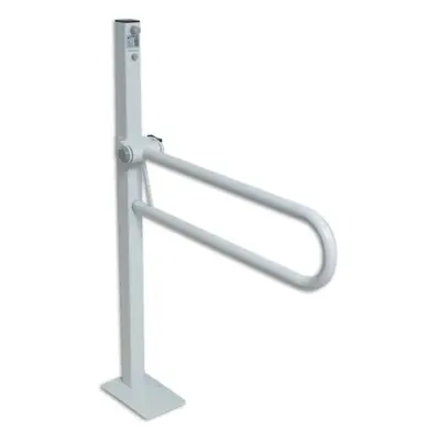 NRS Healthcare Standard Floor Fixed Folding Support Rail - cm, Length