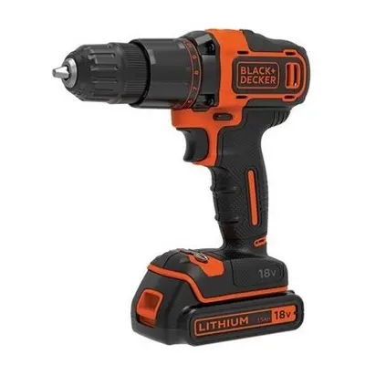 Black & Decker BCD700S1K-GB BCD700S1K Gear Hammer Drill 18V x 1.5Ah Li-ion